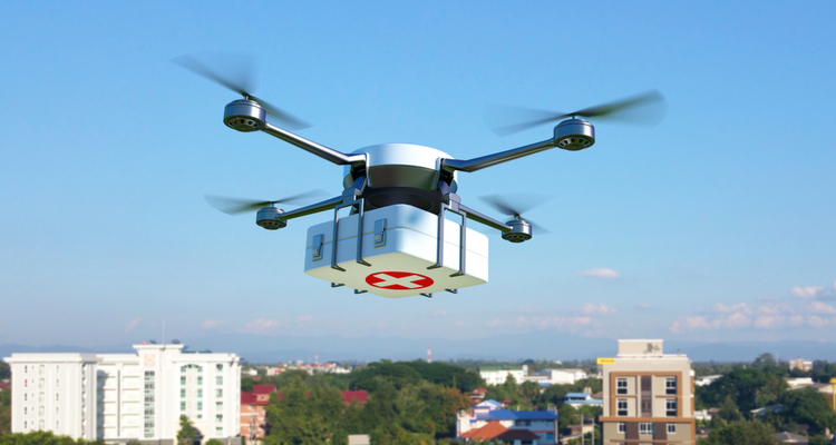 Franse ziekenhuizen beginnen met inzet drones voor medisch transport